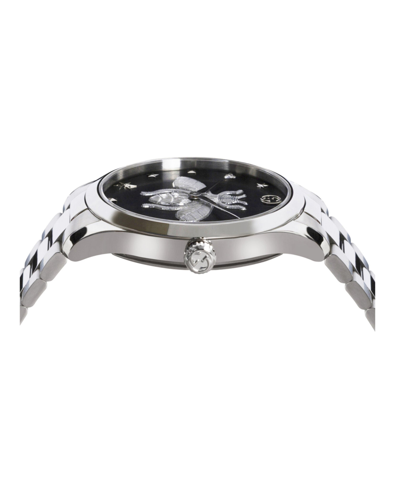 Gucci Womens Stainless Steel 38mm Bracelet Fashion Watch