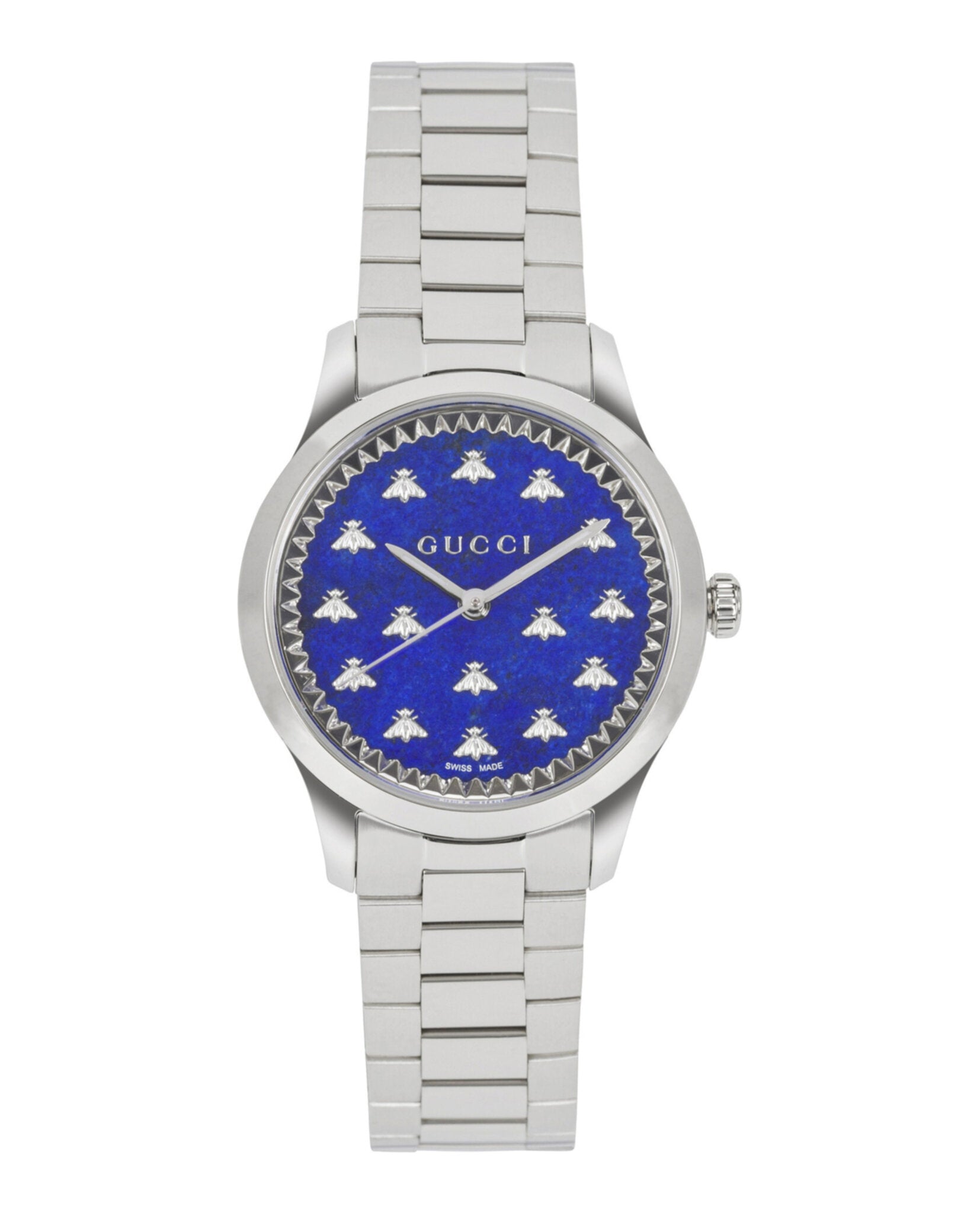 Gucci Womens Stainless Steel 32mm Bracelet Fashion Watch
