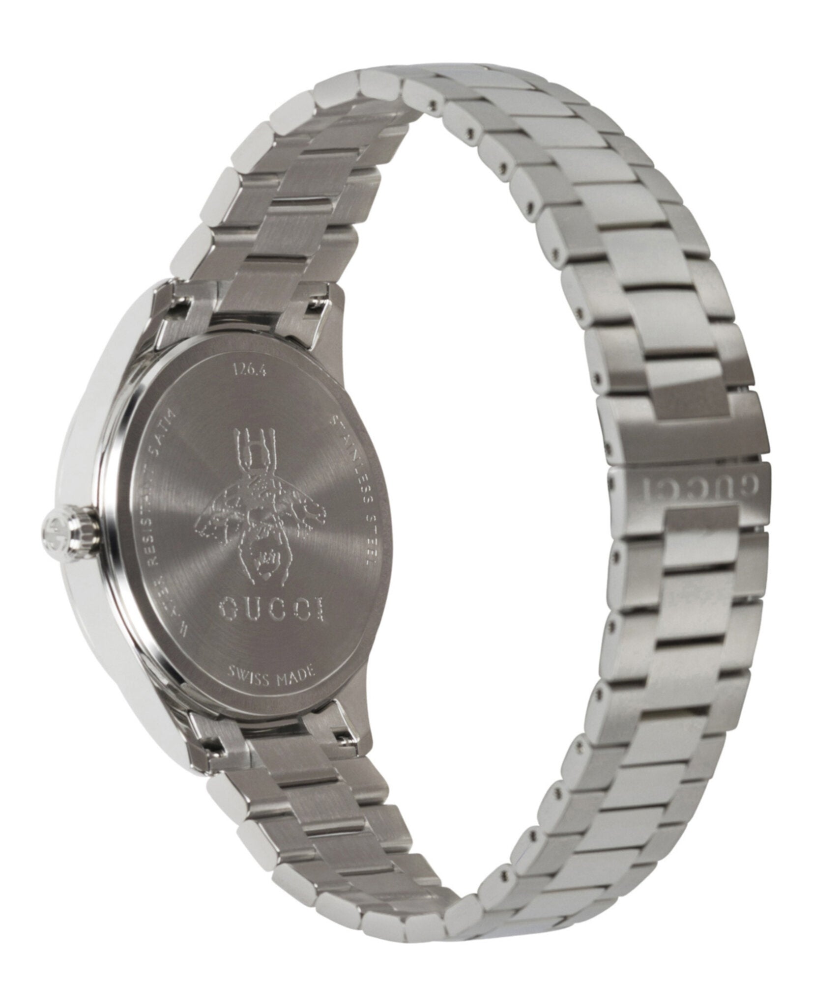 Gucci Womens Stainless Steel 32mm Bracelet Fashion Watch
