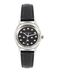 Gucci Womens Stainless Steel 32mm Strap Fashion Watch