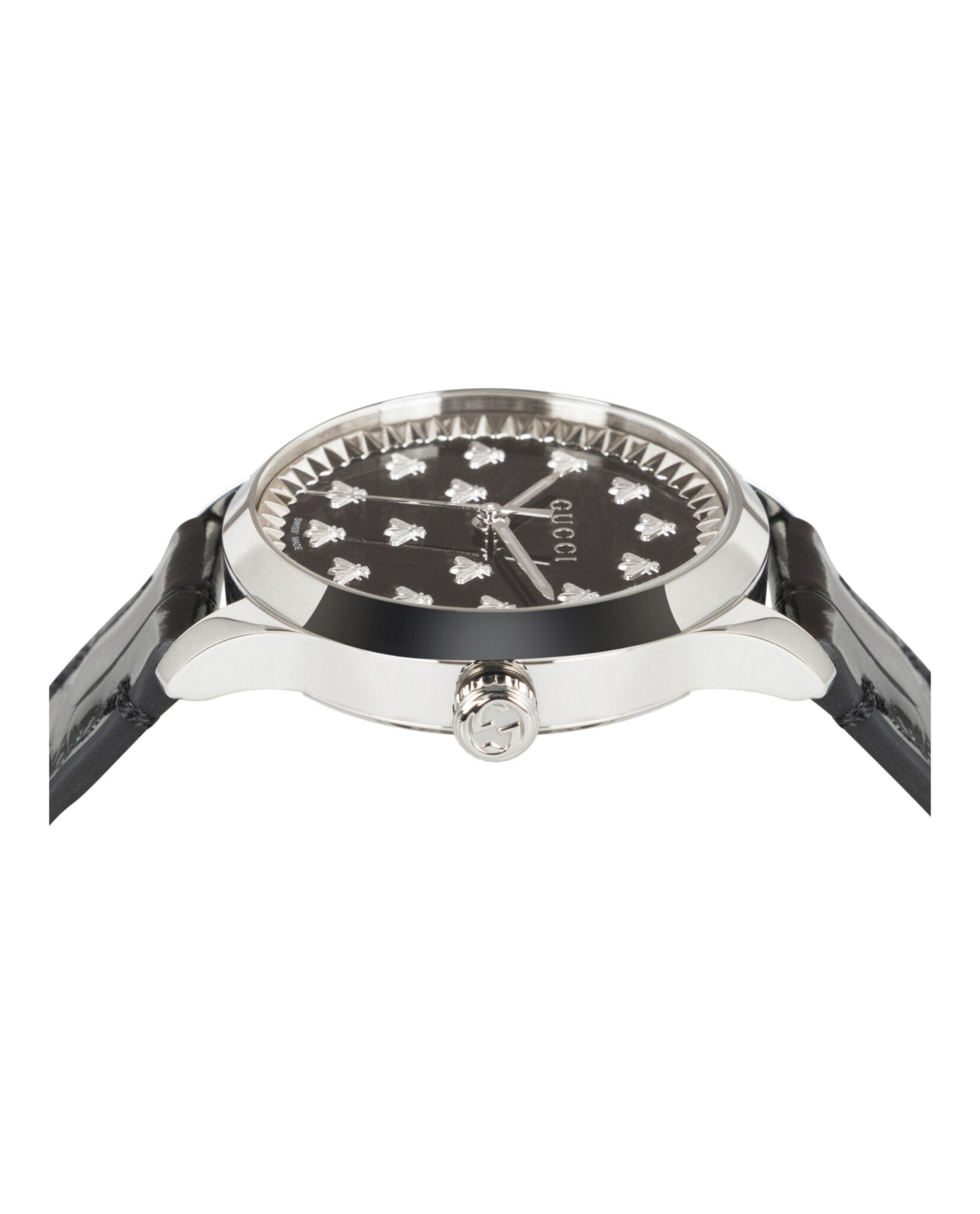 Gucci Womens Stainless Steel 32mm Strap Fashion Watch