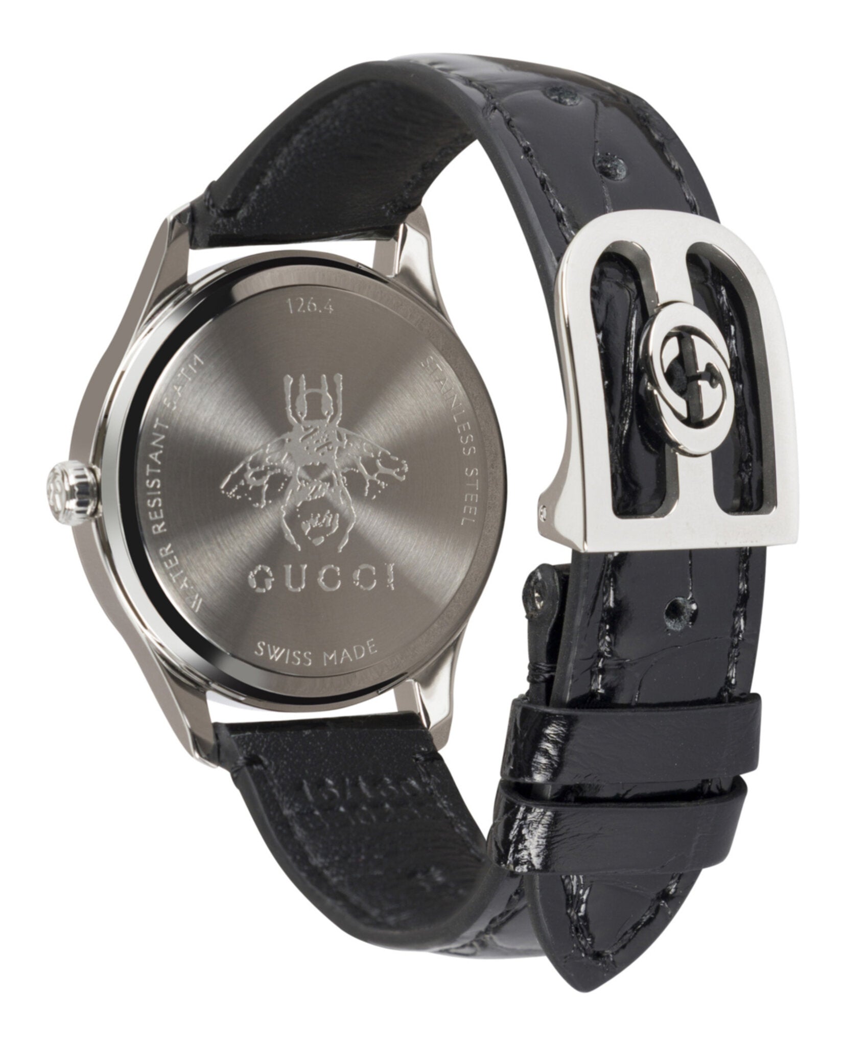 Gucci Womens Stainless Steel 32mm Strap Fashion Watch