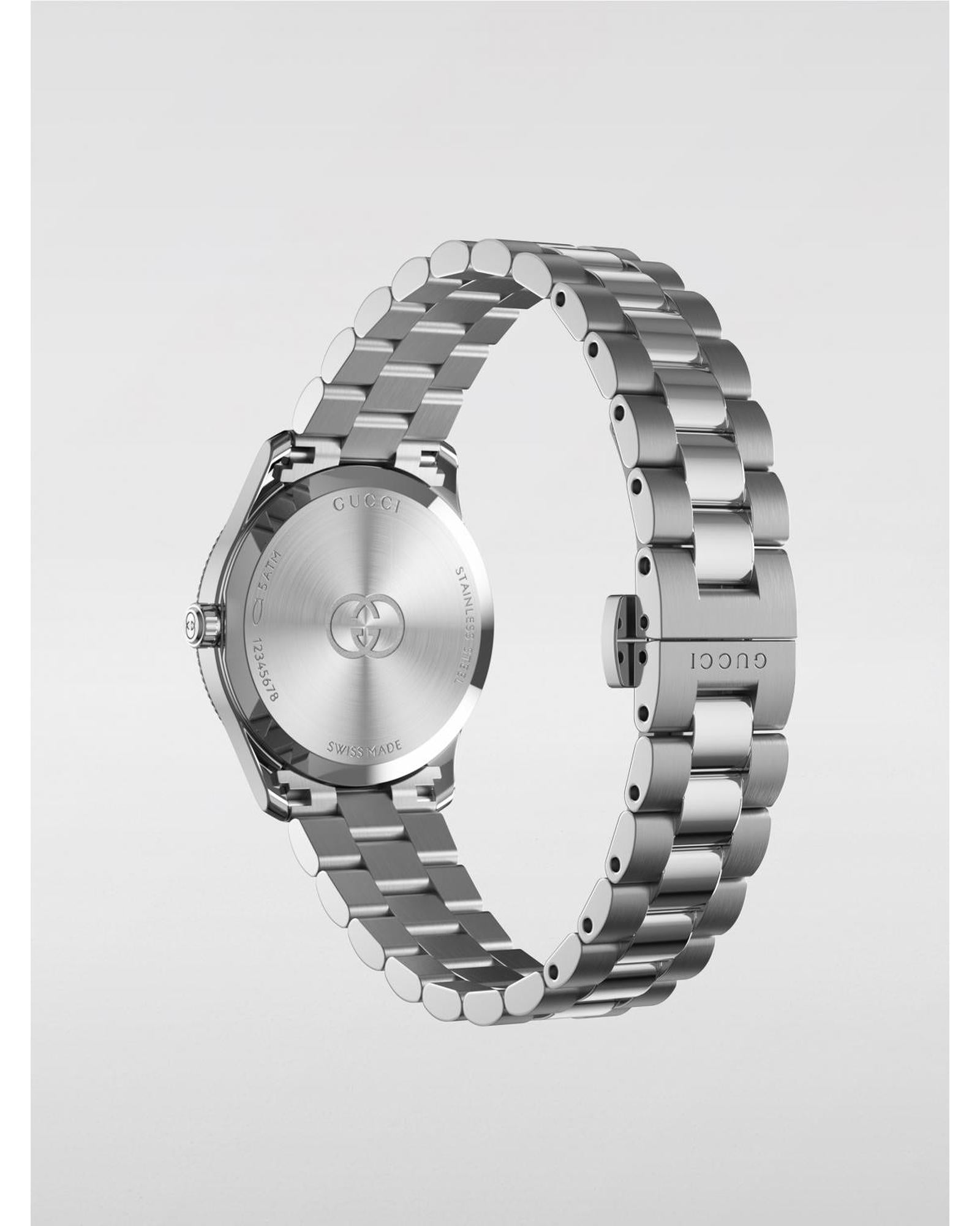 Gucci GTimeless YA126506 Diamond Accents Women Silver Watches