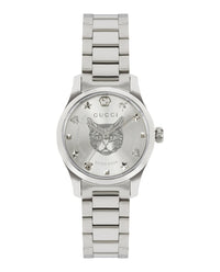 Gucci Womens Stainless Steel 27mm Bracelet Fashion Watch