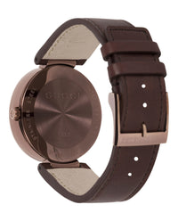 Gucci Mens Rose Gold 42mm Strap Fashion Watch