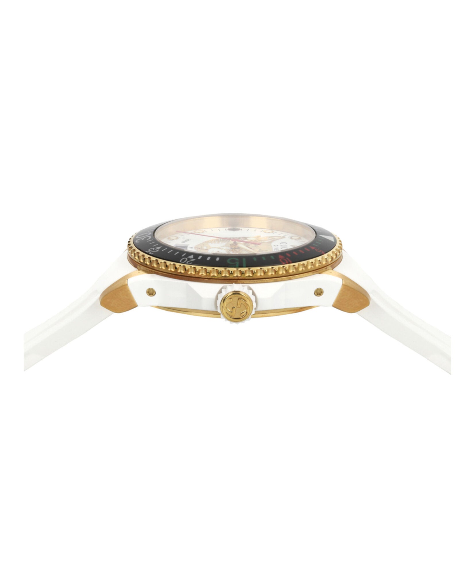 Gucci Mens Gold 40mm Strap Fashion Watch