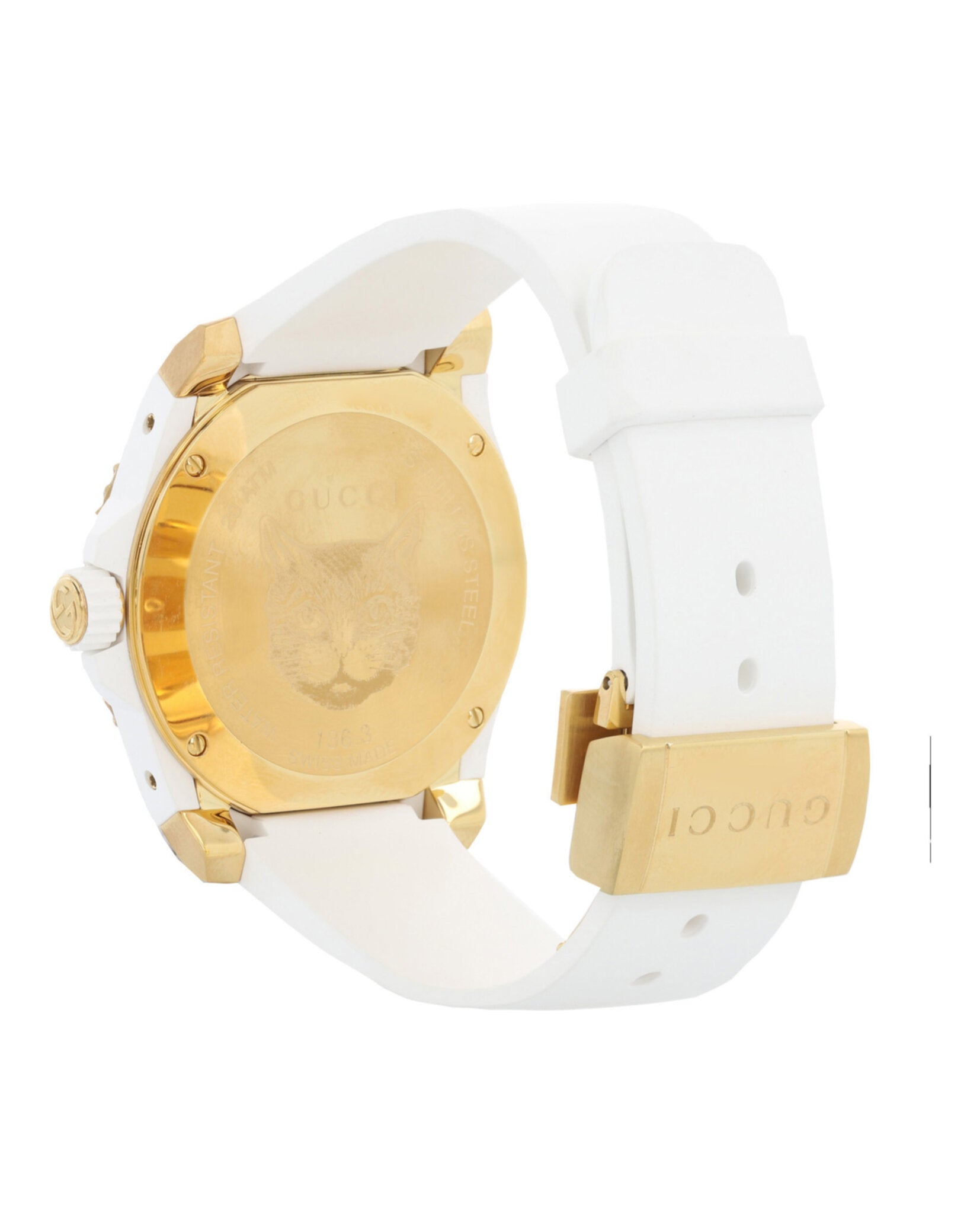 Gucci Mens Gold 40mm Strap Fashion Watch