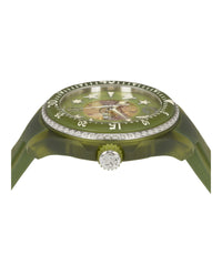 Gucci Gucci Mens  Green 40mm Strap Fashion Watch