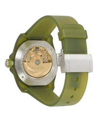 Gucci Gucci Mens  Green 40mm Strap Fashion Watch