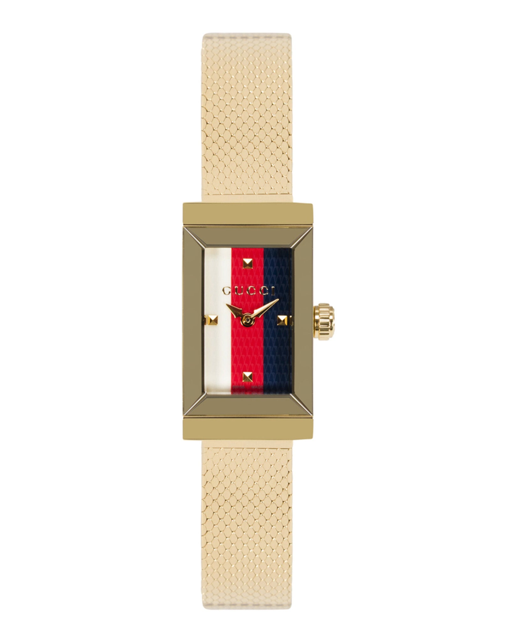 Gucci Womens Gold 14mm Bracelet Fashion Watch