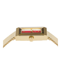 Gucci Womens Gold 14mm Bracelet Fashion Watch