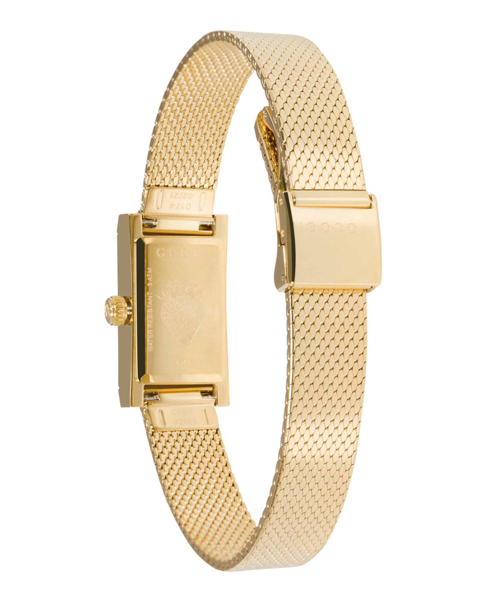 Gucci Womens Gold 14mm Bracelet Fashion Watch
