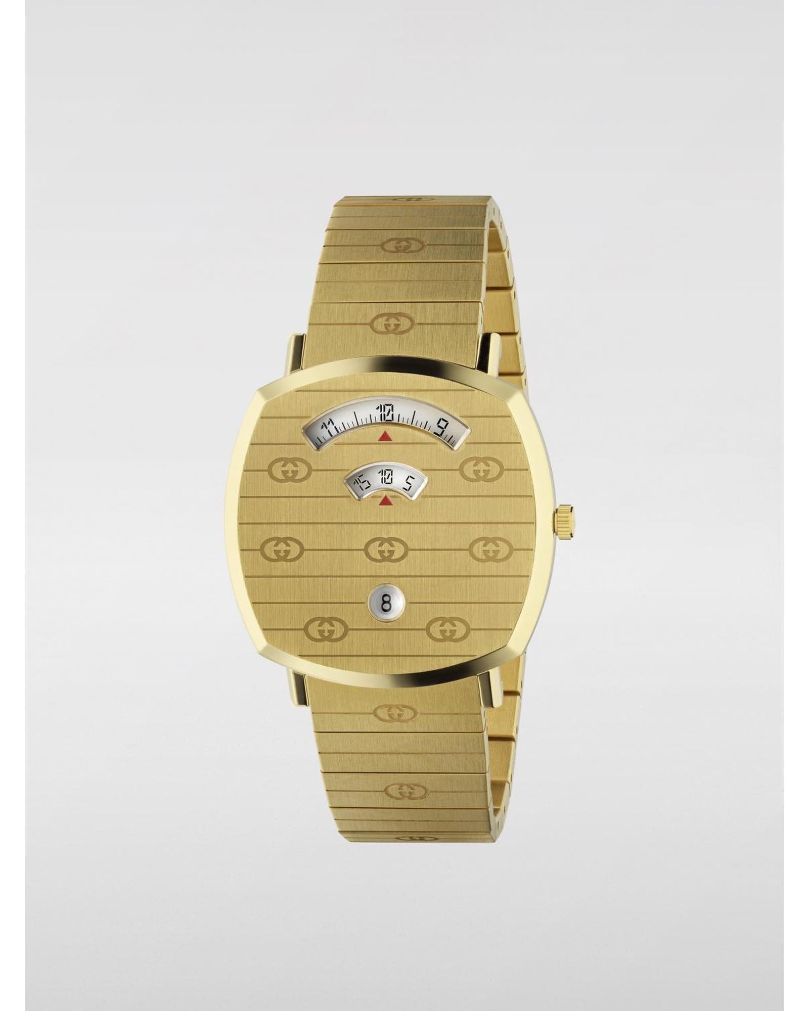 Gucci 25H YA157409 Gold Watch Men Wrist Watches