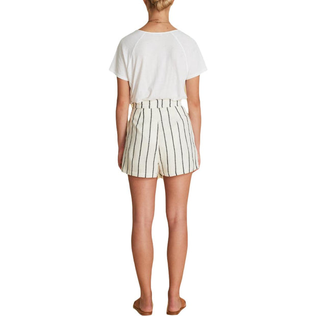 Mirielle Womens Embroidered High Waist Casual Shorts