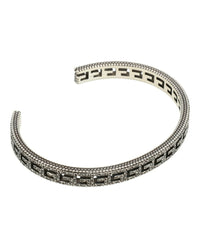 Gucci Unisex-Adult Sterling Silver Square G Cuff