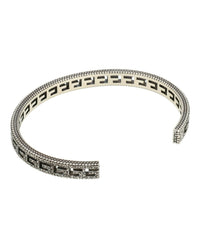 Gucci Unisex-Adult Sterling Silver Square G Cuff