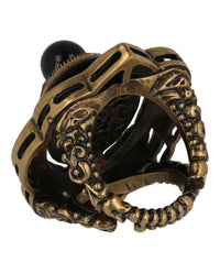 Gucci Unisex-Adult Velvet And Crystal Pincushion Ring