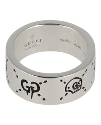 Gucci Unisex-Adult Sterling Silver Ghost Ring 9MM