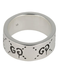 Gucci Unisex-Adult Sterling Silver Ghost Ring 9MM