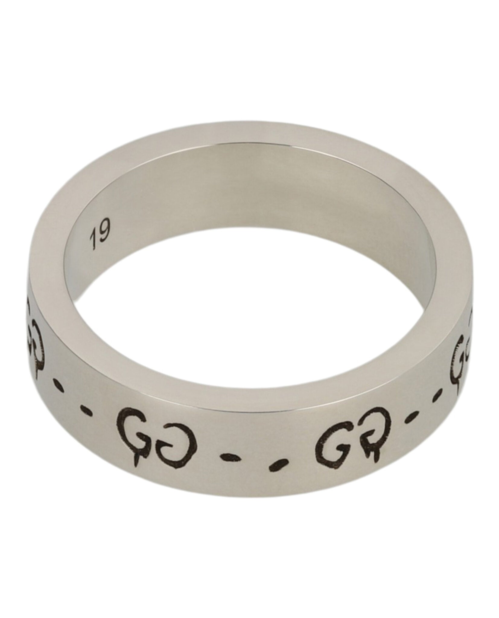 Gucci Unisex-Adult Sterling Silver Ghost Ring 6MM