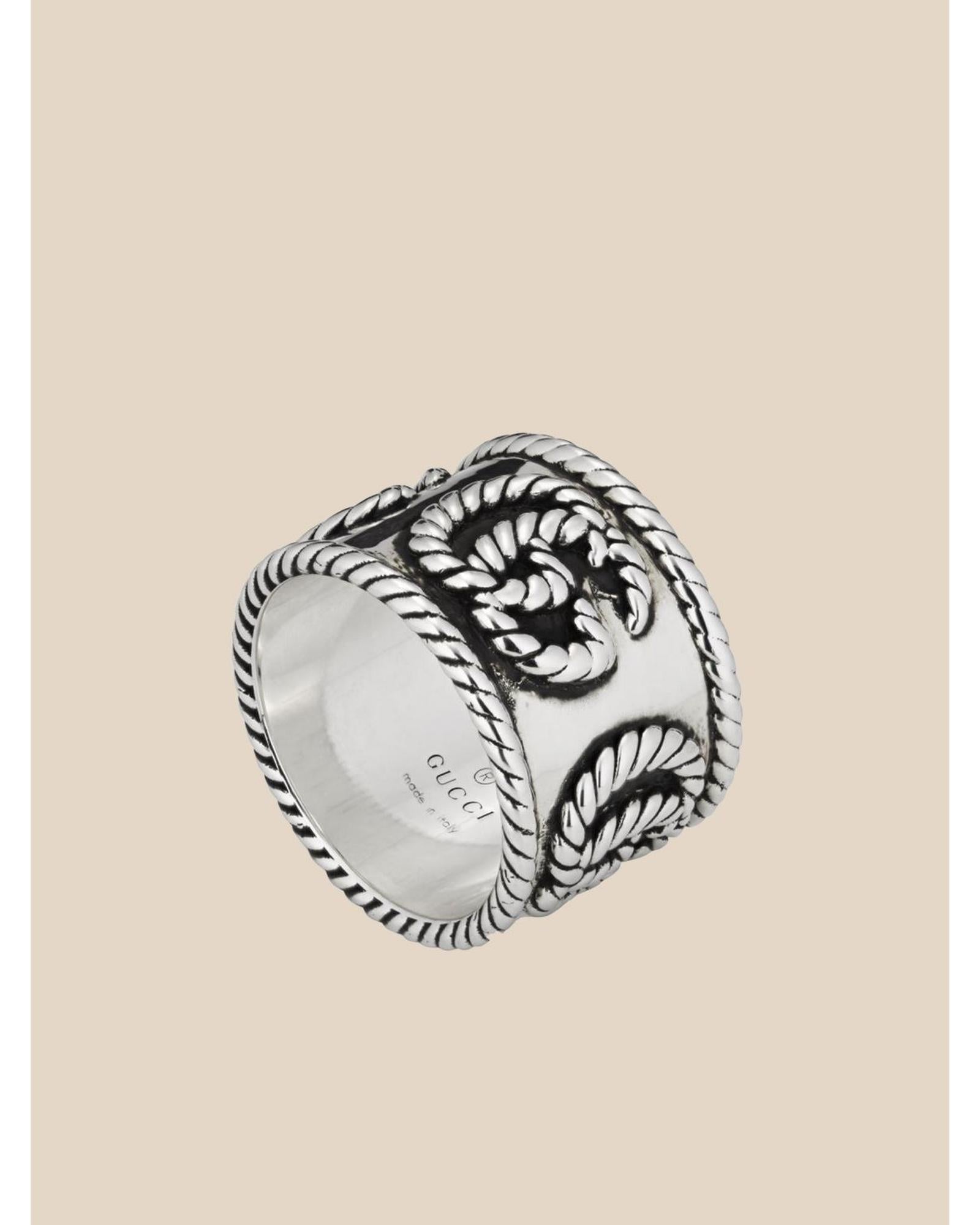 Gucci Rope Ring Silver Women Jewelry One Size Fits All Silver