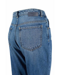 Yes Zee Women's High Waisted Ripped Straight Leg Jeans