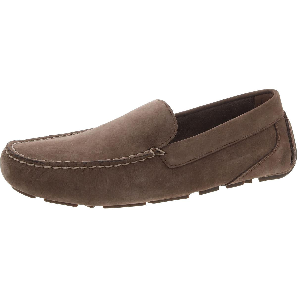 Mens Solid Leather Loafers