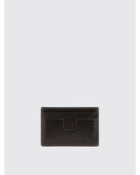 Tom Ford Snakeskin Leather Card Holder Men Wallets