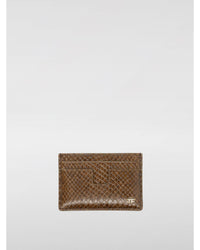 Tom Ford Snakeskin Leather Card Holder Men Wallets Leather