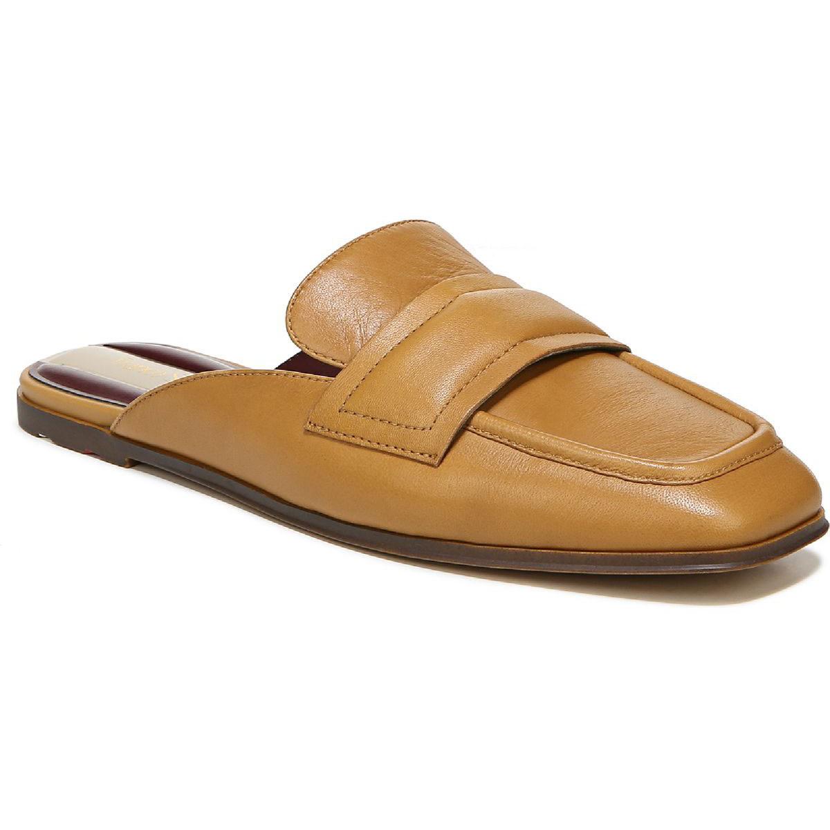 Duval Womens Padded Insole Faux Leather Mules