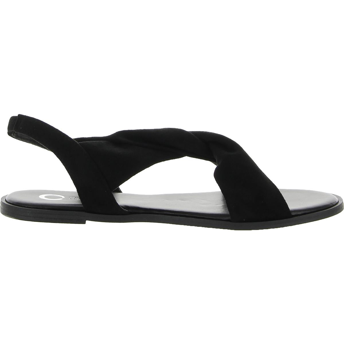 Deleece Womens Laceless Man Made Slingback Sandals