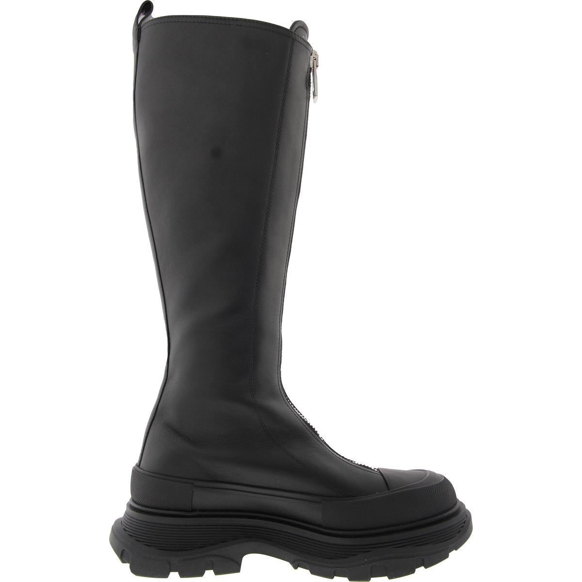 Womens Zipper Knee-High Boots