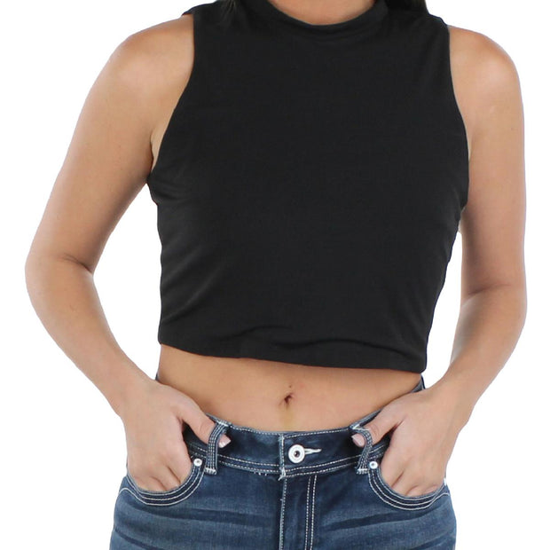 Womens Belly Blouse Cropped