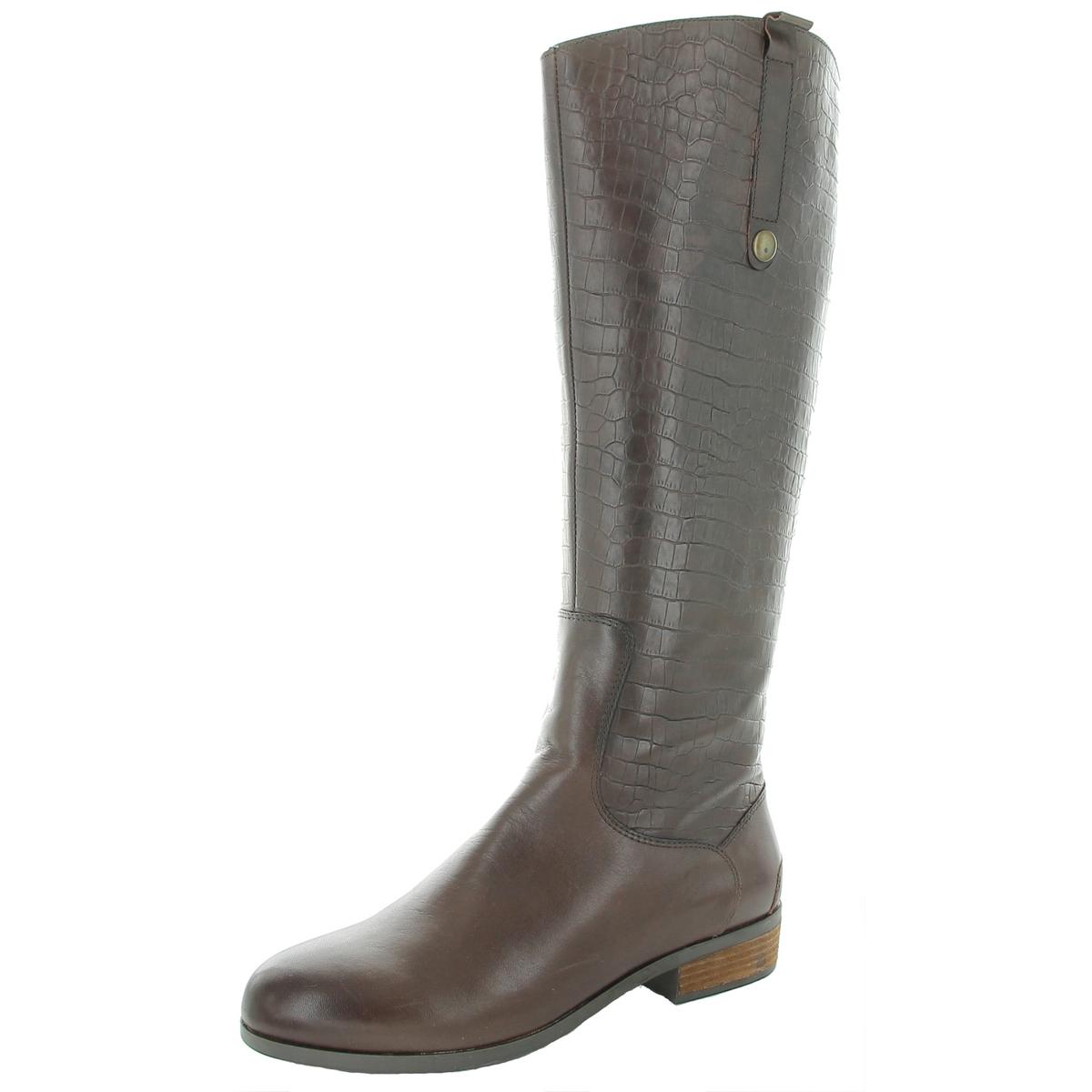 Array Womens Derby Leather Knee-High Riding Boots