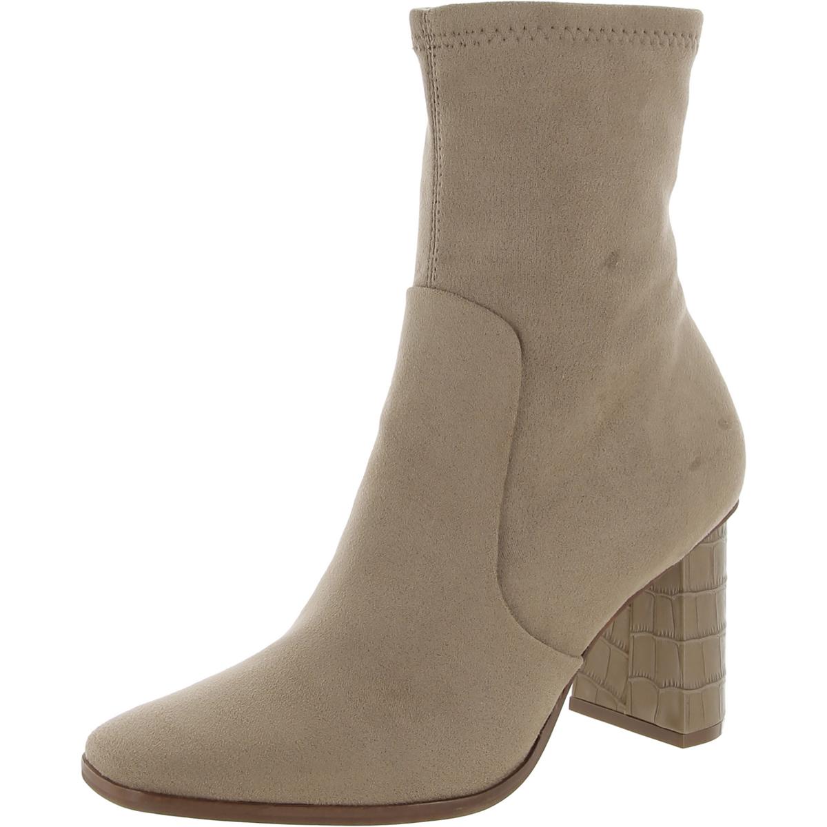 Petya Womens Padded Insole Suede Mid-Calf Boots