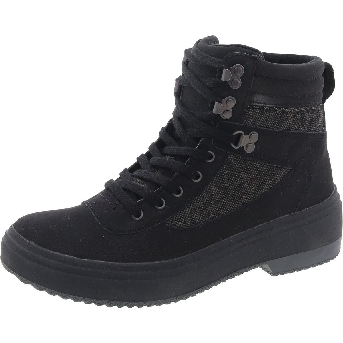Womens Lace-Up Ankle Boots