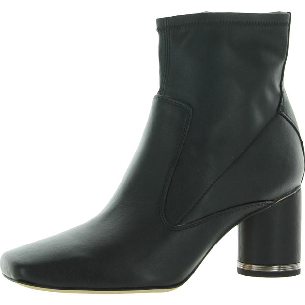 Pisa Booty Womens Zipper Square Toe Ankle Boots
