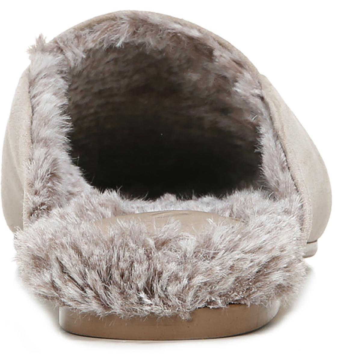 Sandra 2 Womens Faux Fur Lined Suede Mules