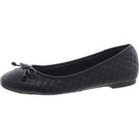 Womens Round Toe Casual Ballet Flats 7.5 Medium Black
