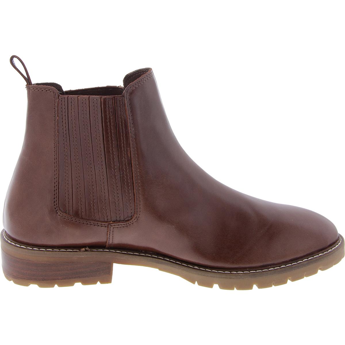 Leonard Womens Padded Insole Pull On Chelsea Boots