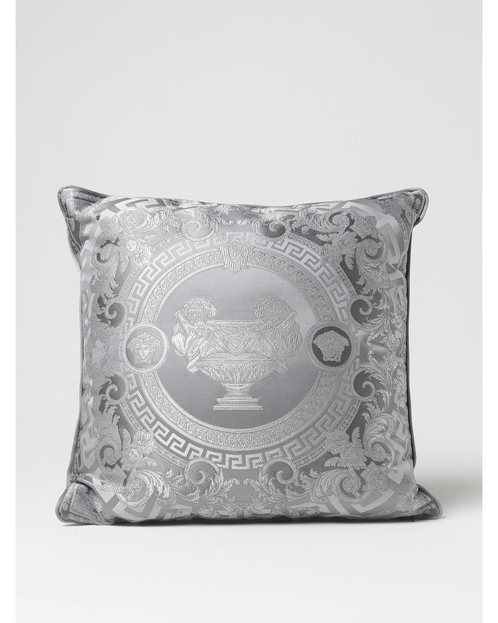 Versace Home Decorative Pillow Classic Baroque Design Home Grey Cushions