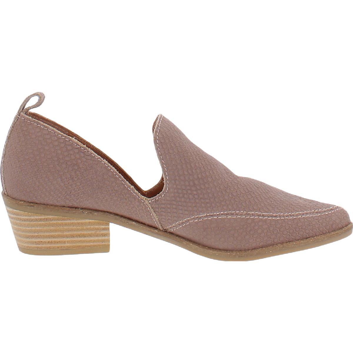 Mahzan Womens Comfort Insole Slip On Loafer Heels