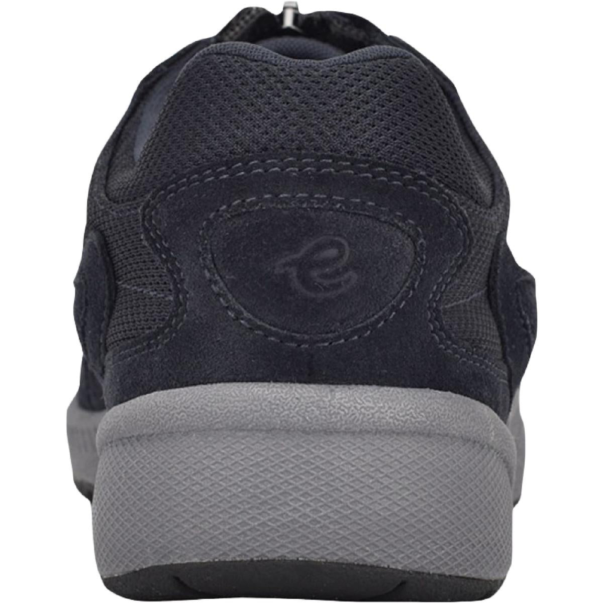 Rheal Womens Leather Zip-Up Slip-On Sneakers
