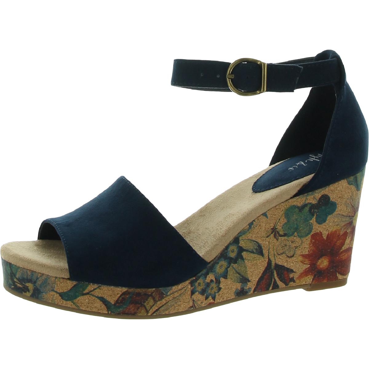 Seleeney Womens Dressy Open Toe Wedge Sandals