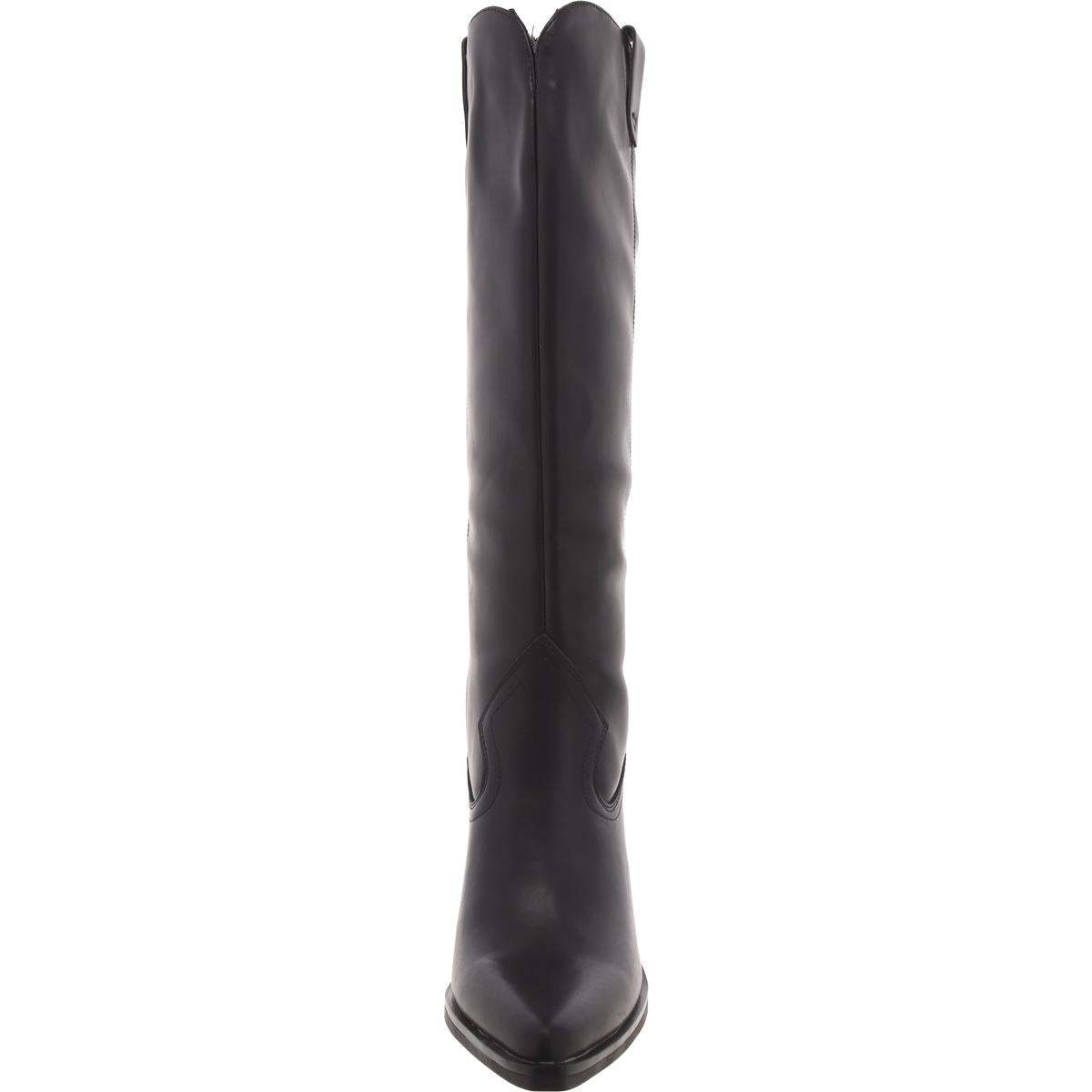 Baltimore Womens Faux Leather Pointed Toe Knee-High Boots