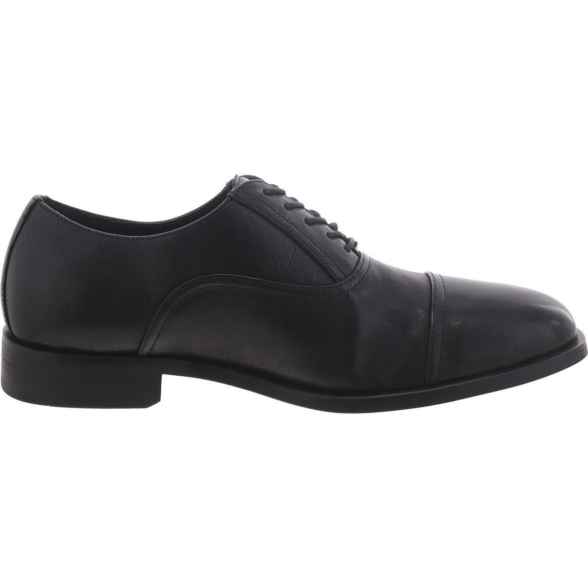 Princeton Mens Leather Lace-Up Oxfords