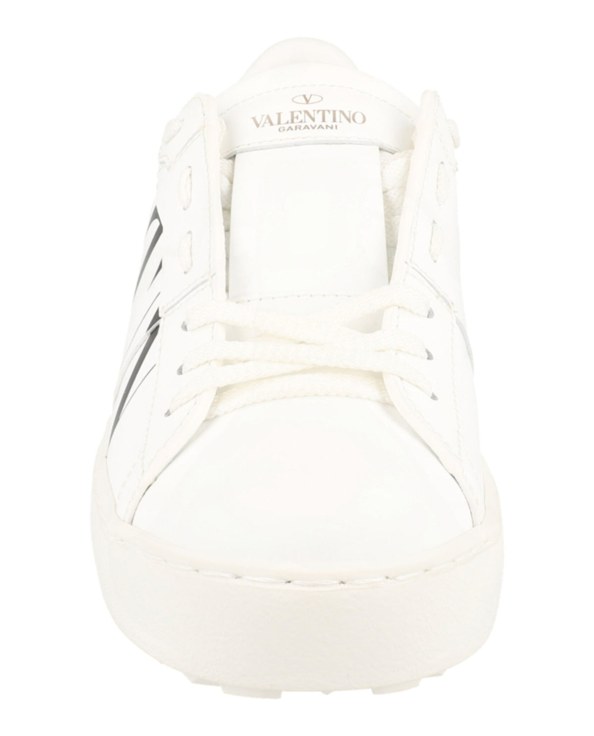 Valentino Valentino Womens Open VLTN Leather Low-Top Sneakers