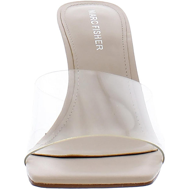 Danria Womens Solid Peep-Toe Heels