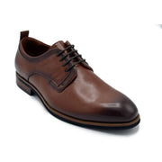 Mens Faux Leather Lace-Up Oxfords