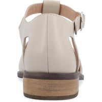 Azzaria Womens Faux Leather Cut Out Ankle Strap